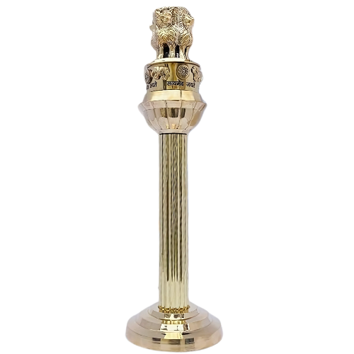 vastu mandir ashoka stumbh, vastu mandir brass idol, brass items, home decor, table showpiece,  brass ashoka stumbh, table showpiece