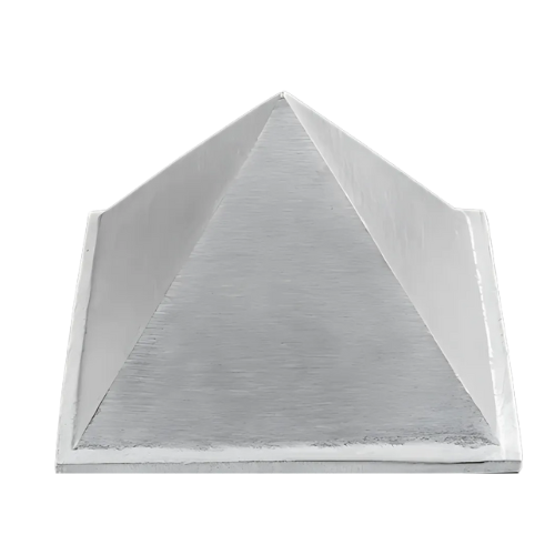 vastu mandir aluminum pyramid, single layer aluminum pyramid for home and office, aluminum pyramid for vastu