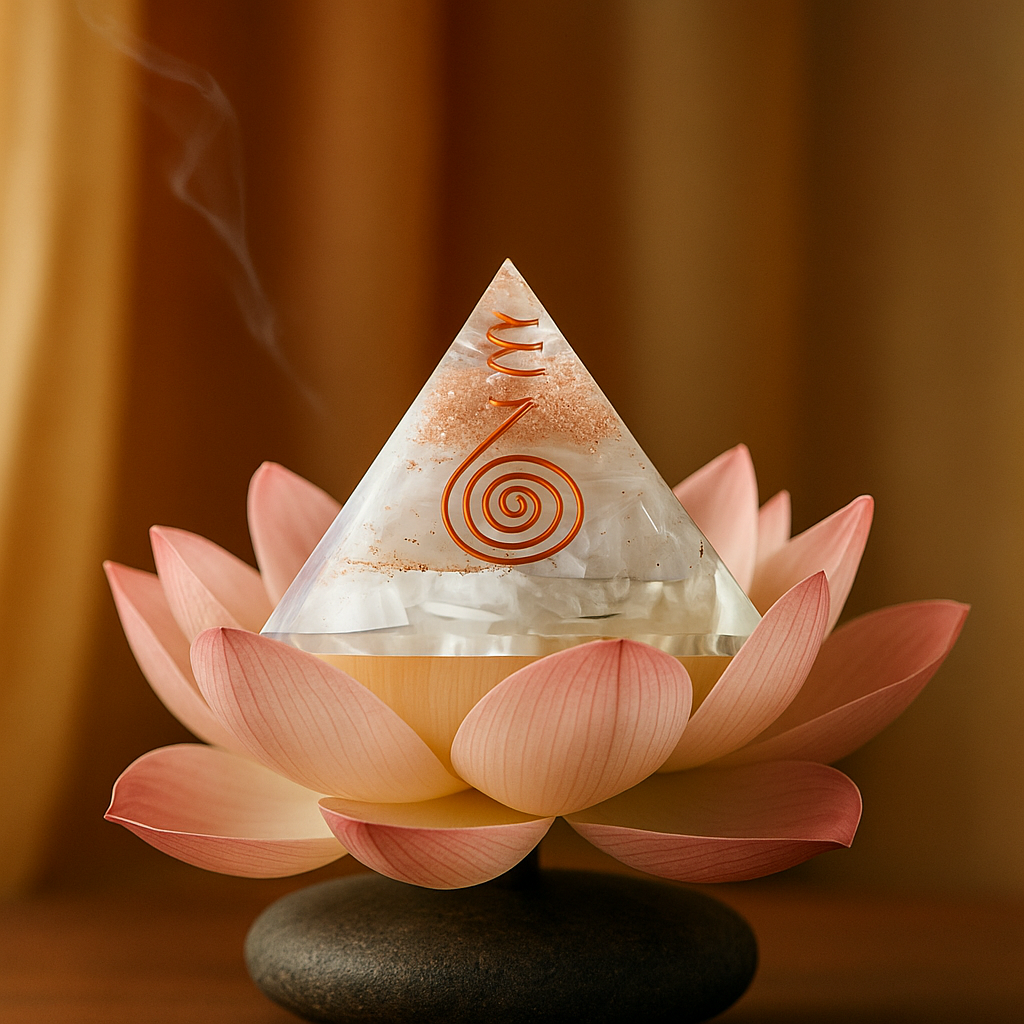 Reiki Crystal Pyramid – Healing & Vastu Harmony