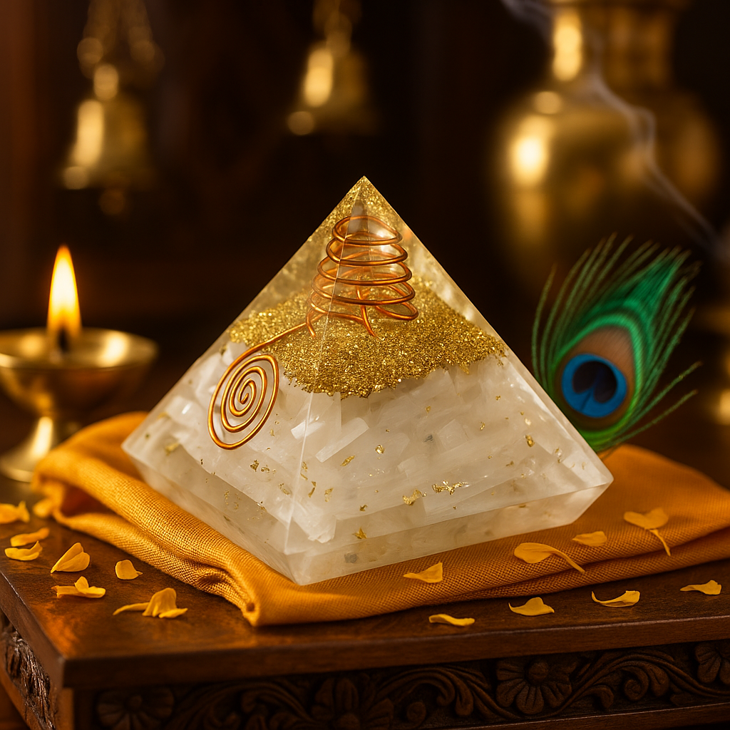 Reiki Crystal Pyramid – Healing & Vastu Harmony