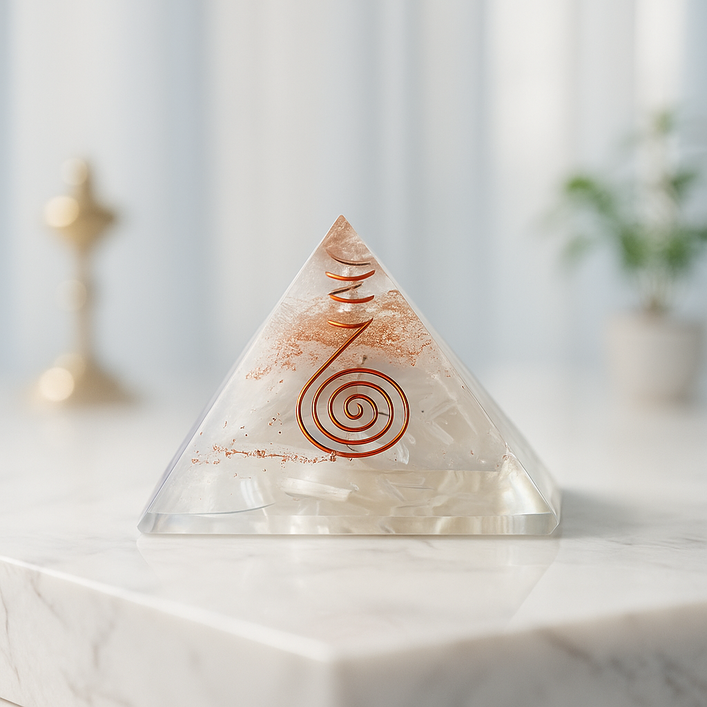 Reiki Crystal Pyramid – Healing & Vastu Harmony