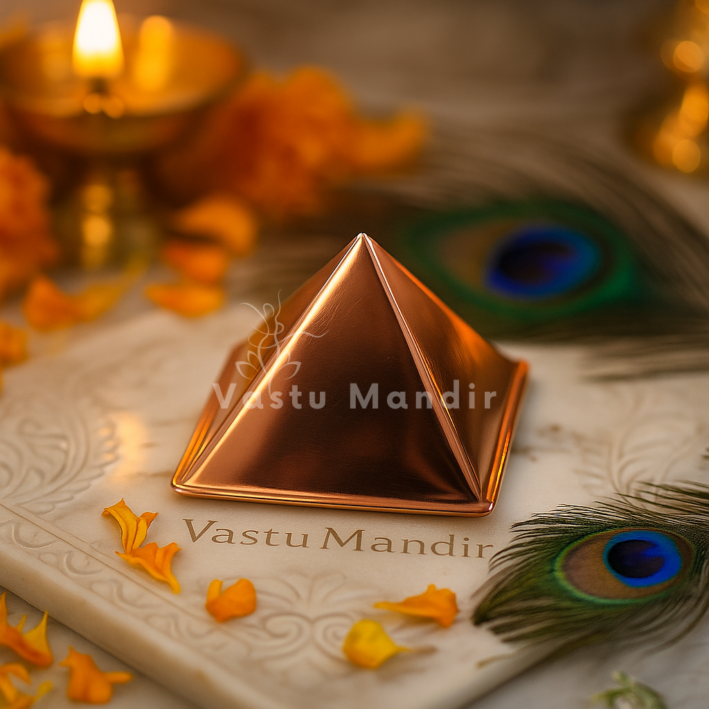 Premium Hollow Copper Pyramid