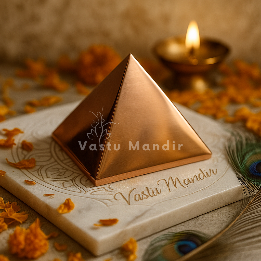Premium Hollow Copper Pyramid