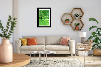 vastu mandir wall art, Green Scene for Vastu, vastu wall scene art