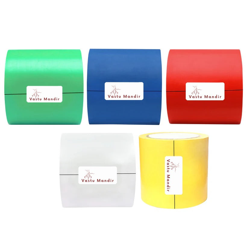 vastu color tape, colour tape for home and office, vastu multi-color tapes, color tape for toilets and entrances of home and office