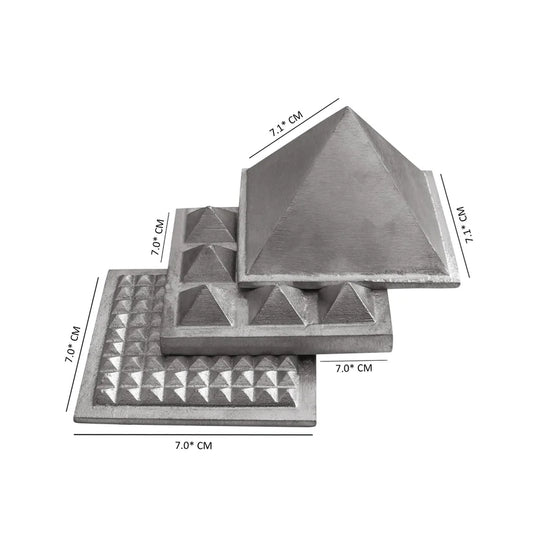 vastu mandir Pyramids, vastu mandir zinc pyramid, three layer of zinc pyramid for home and office, zinc pyramid for vastu