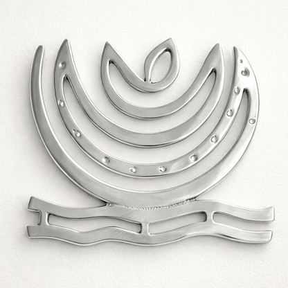 Zinc Plain Helix on a white background