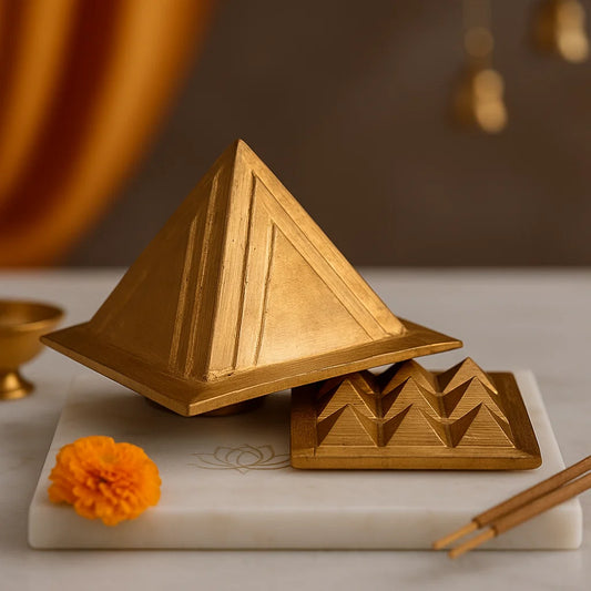 Sumeru Prasad – Copper Vastu Pyramid Plate