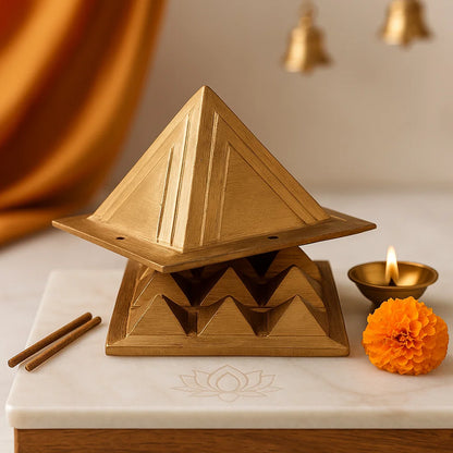 Sumeru Prasad – Copper Vastu Pyramid Plate