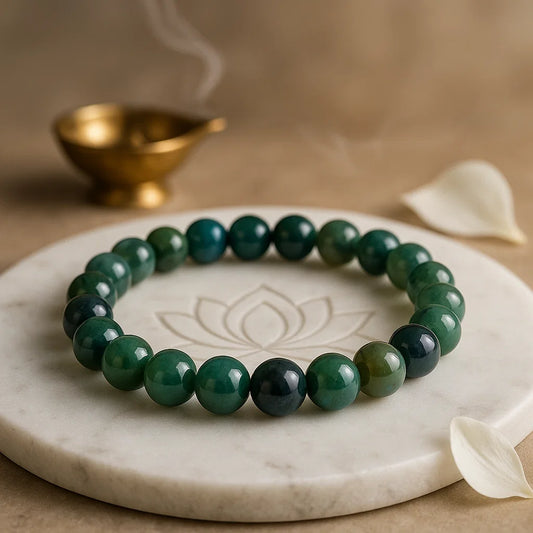 MOSS AGATE BRACELET