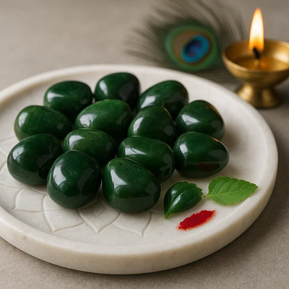 Aventurine tumble crystals for vastu and healing energy.
