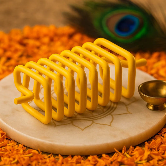 Yellow vastu correction spring coil for prosperity and energy balance