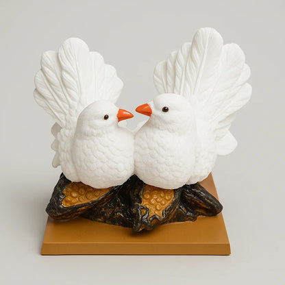 Love Birds Statue With Base in Premium Quality Decorative Showpiece Resin Article for Home and Office Decor by Vastu Mandir