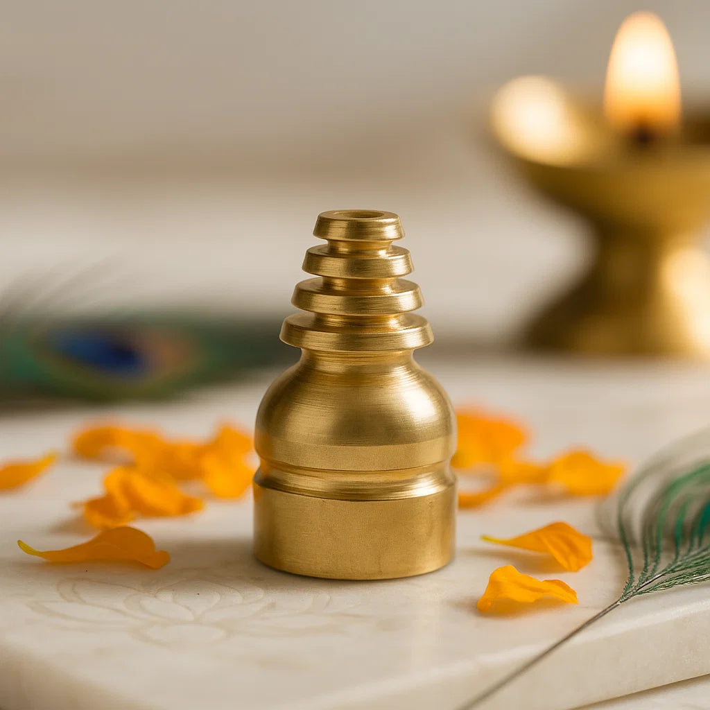 BRASS CONE STUD