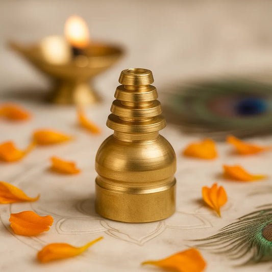 BRASS CONE STUD