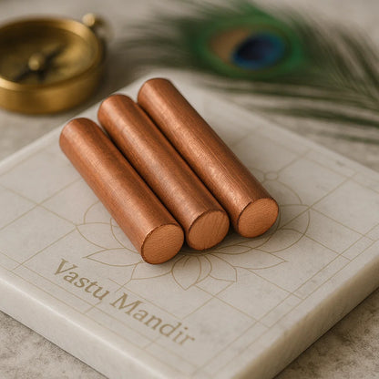 COPPER ROUND STUD