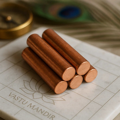 COPPER ROUND STUD
