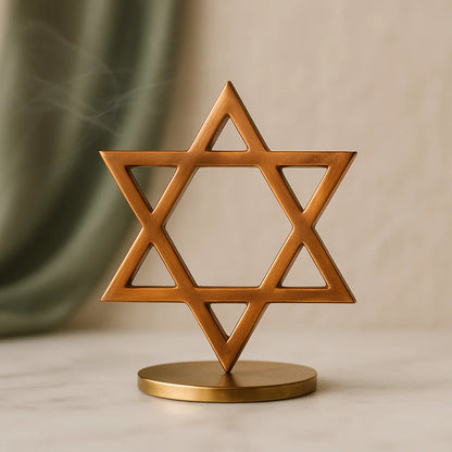 Premium 100% Pure Copper Metal Spiritual Star Shaped Helix for North-East Direction of Main Door Entrance, Kitchen, Bedroom, Office for Vastu Dosh by Vastu Mandir