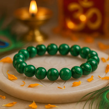 Premium Green Jade Crystal Bracelet (8mm) – Abundance & Protection