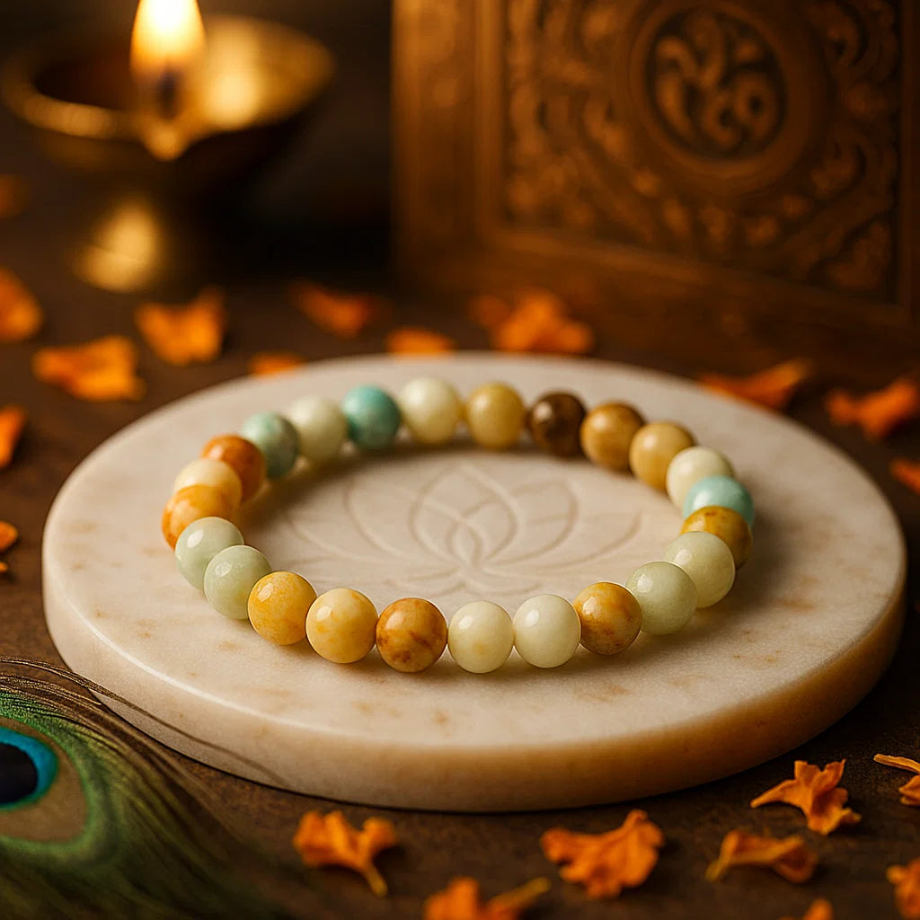 multi color moonstone mala style 8mm beads new beginnings lunar jewelry

