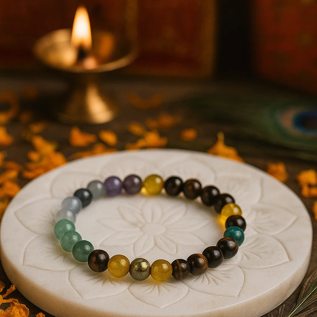 Premium Natural Money Magnet 8mm Bracelet for Wealth Attraction, Prosperity & Financial Success