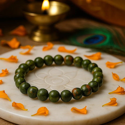 unakite bracelet 8mm natural gemstone beads for emotional balance