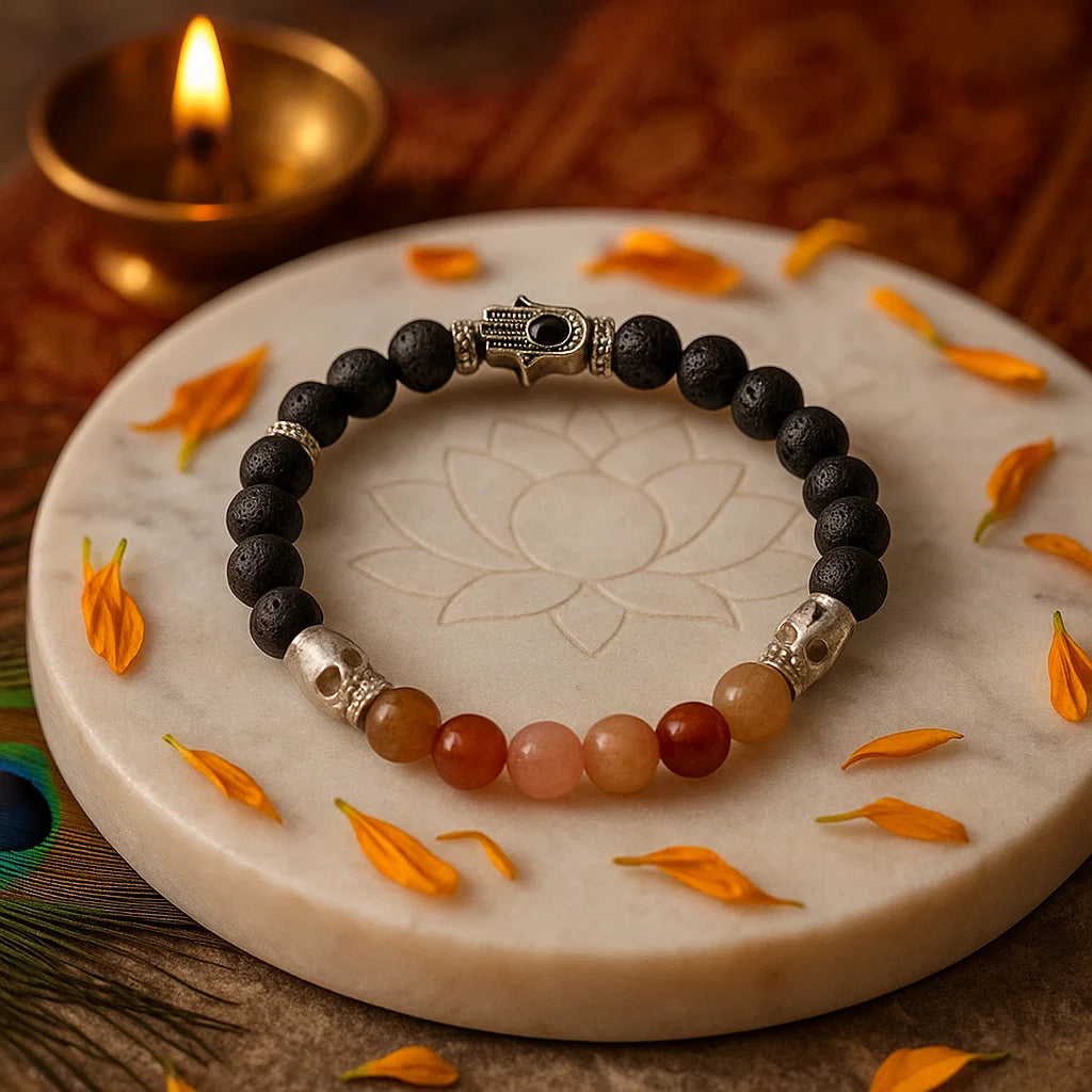 love attraction crystal bracelet 8mm beads for heart energy