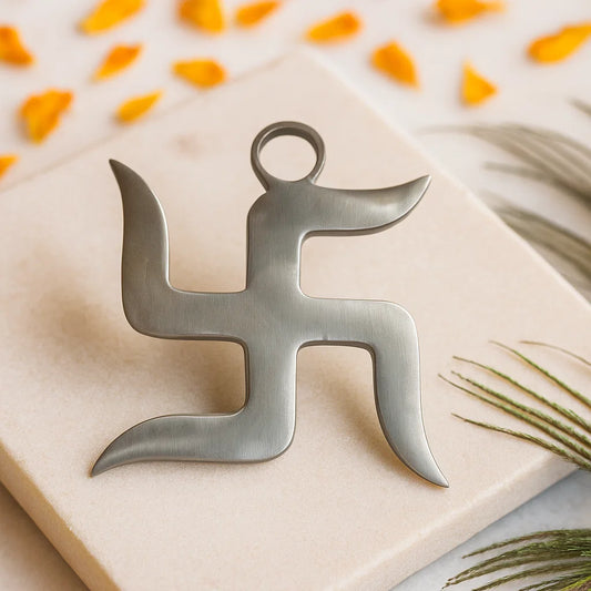 Premium Zinc Swastik Vastu Remedy for Home & Office — Rust-Resistant Dosh Nivaran Symbol | Vastu Mandir