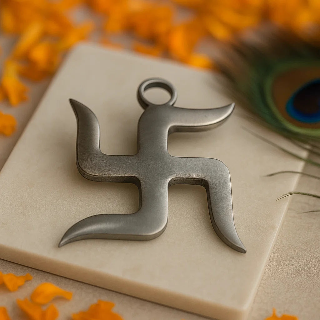 Premium Zinc Swastik Vastu Remedy for Home & Office — Rust-Resistant Dosh Nivaran Symbol | Vastu Mandir