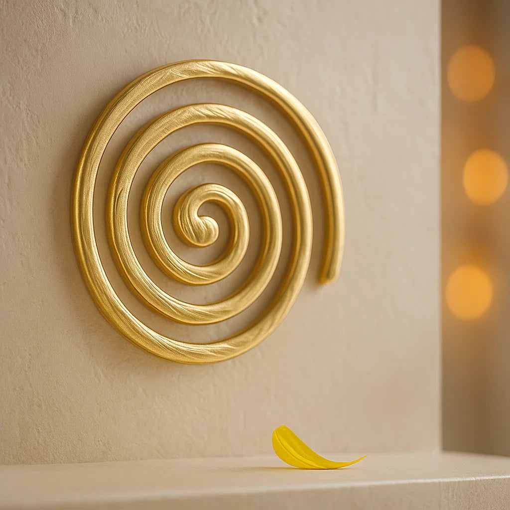 Plain Spiral Brass Helix (4 & 6 Inch) — Vastu Dosh Fix for South Zone, Main Door & Energy Flow | Vastu Mandir