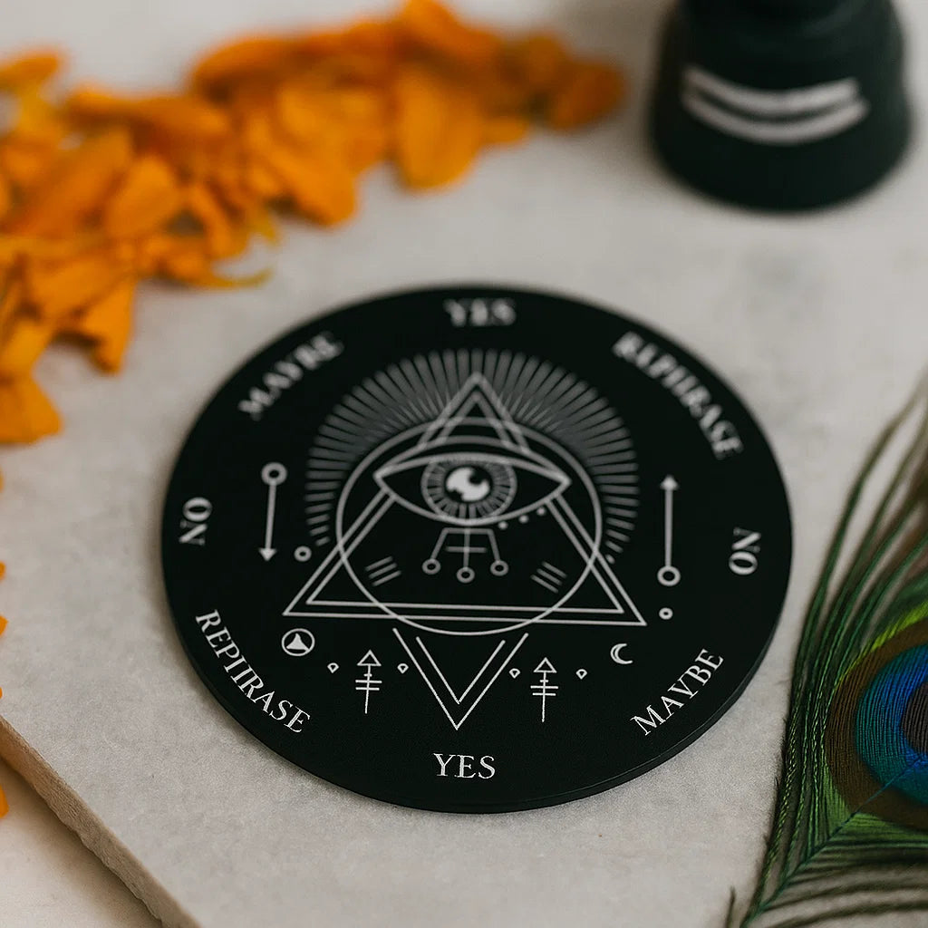 Evil Eye Dowsing Board – Vastu Remedy for Negative Energy Scanning & Protection | Ideal for Energy Clearing | 6 & 9 Inch