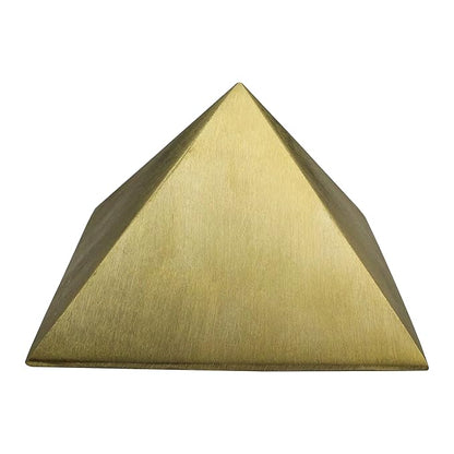 vastu mandir Pyramids, vastu mandir brass pyramid, single layer brass pyramid for home and office, brass pyramid for vastu