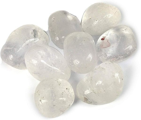 CLEAR QUARTZ STONE (100 gram Tumbled)