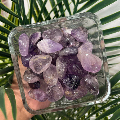 AMETHYST (100 gram Tumbled)