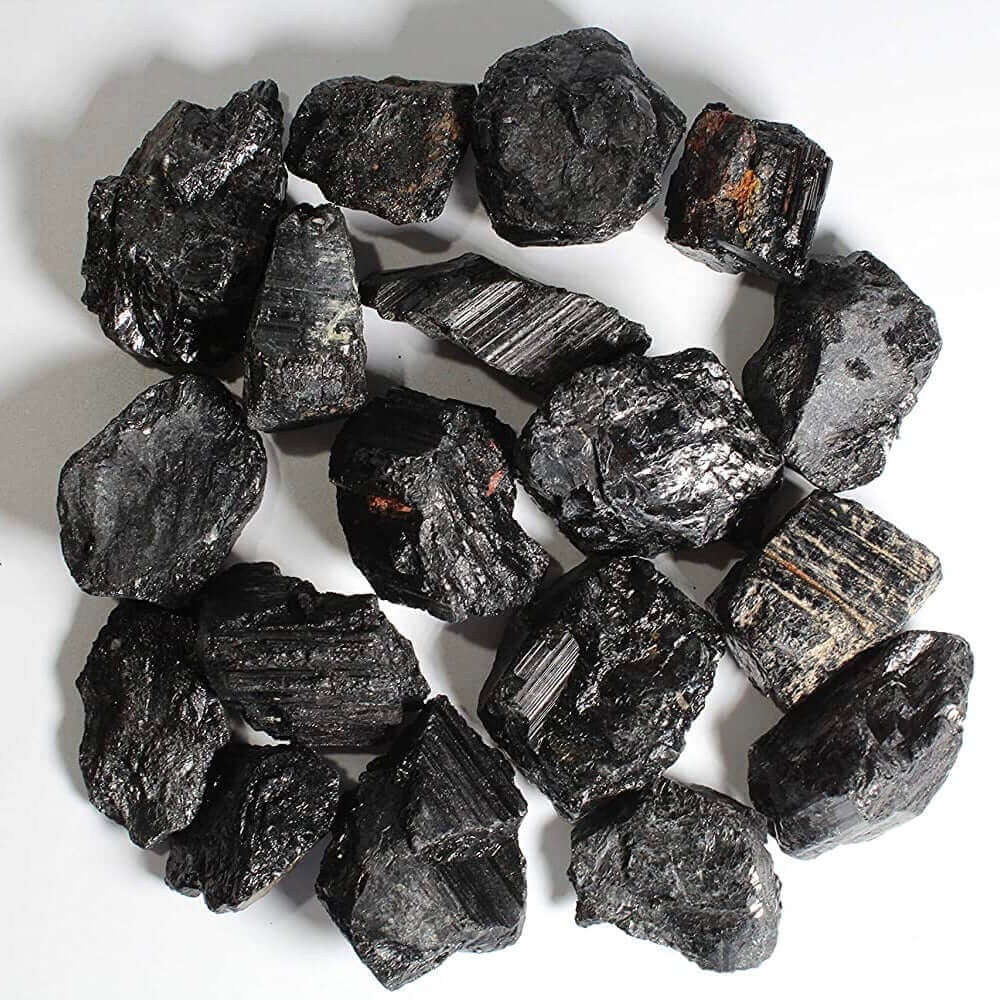 BLACK TOURMALINE RAW STONE (100gm)