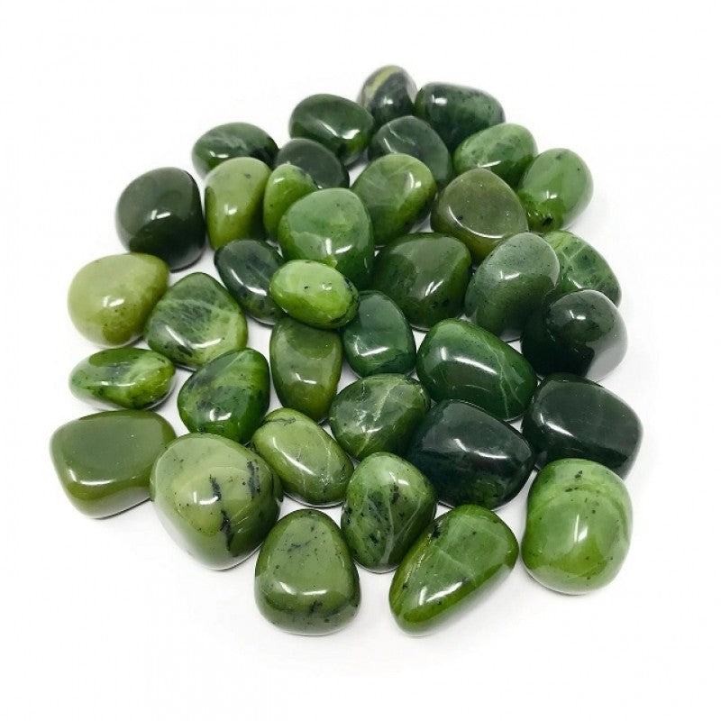 GREEN JADE (100 gram Tumbled)