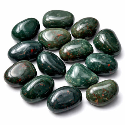 Natural Bloodstone Tumbled Stones – Vastu Remedy for Vitality & Protection | Ideal for South Direction Strength | 100g / 500g / 1kg