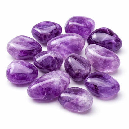 Premium Amethyst Tumbled Stones | 100% Natural Crystal for Spiritual Growth & Vastu Remedy | Vastu Mandir