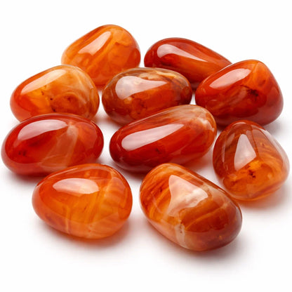Authentic Carnelian Tumbled Stones – Vastu Remedy for Creativity & Success Boost | Ideal for North-East Learning Areas | 100g / 500g / 1kg
