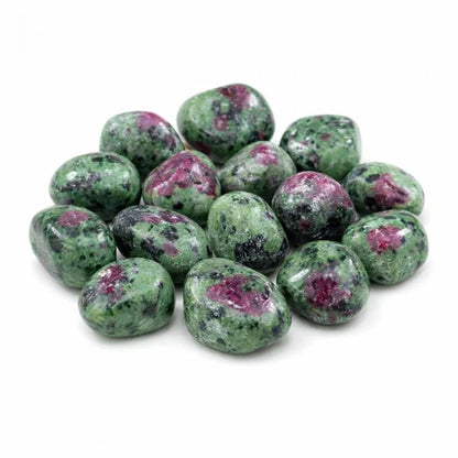 Ruby Zoisite Tumbled Stones – Natural Vitality, Heart–Mind Harmony & Abundance Vastu Remedy