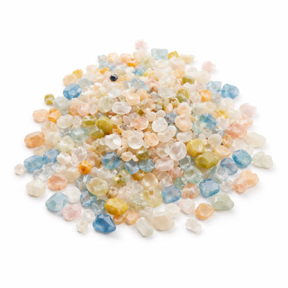 Multi-Colored Beryl Crystal Chips – Vastu Remedy for Wealth & Joy | Chakra Balance Prosperity | 100g / 500g / 1kg