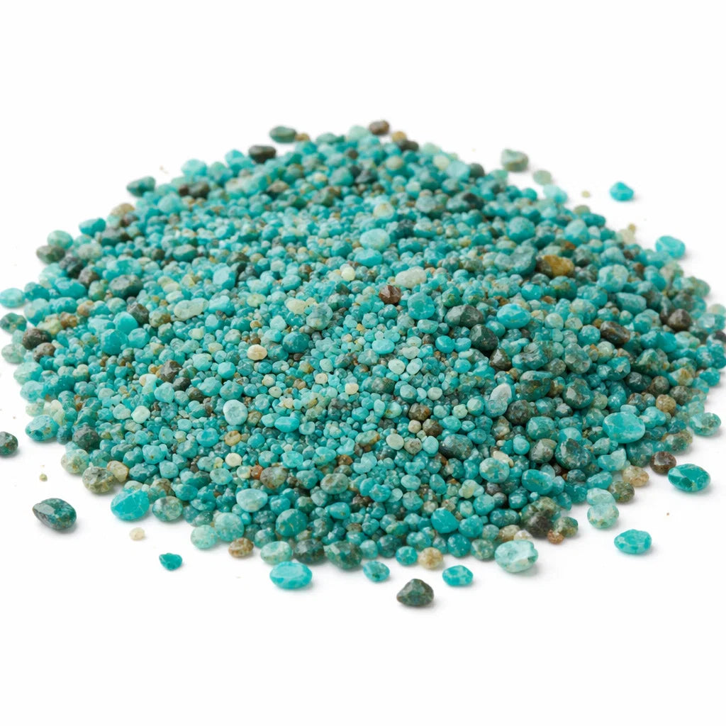 Authentic Blue-Green Chrysocolla Chips Vastu Remedy for Emotional Healing, Communication & Quiet Strength — Energy Uplift Pack for Home, Corners & Ritual Grids