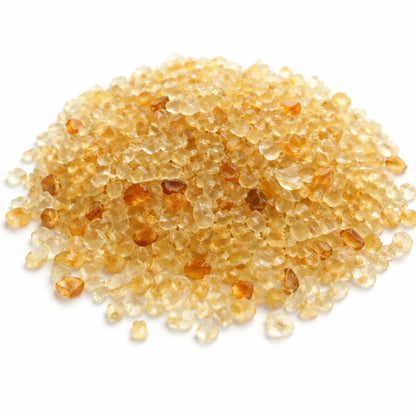 Natural Citrine Chips for Prosperity, Motivation & Manifestation — Golden Stones for Cash Drawers, Grids & Joyful Living