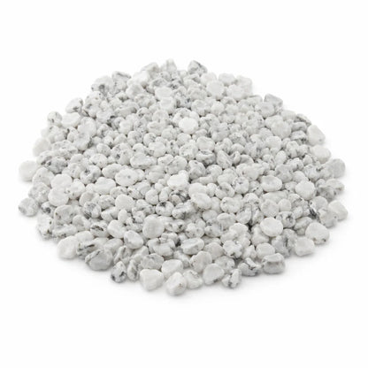 Howlite Crystal Chips – Vastu Remedy for Anger Reduction | Desk Meditation Clearing | 100g / 500g / 1kg