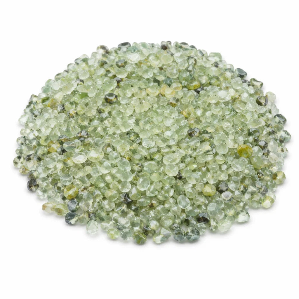 Prehnite Crystal Chips – Vastu Remedy for Heart Healing | Bedroom Calm Mindfulness | 100g / 500g / 1kg