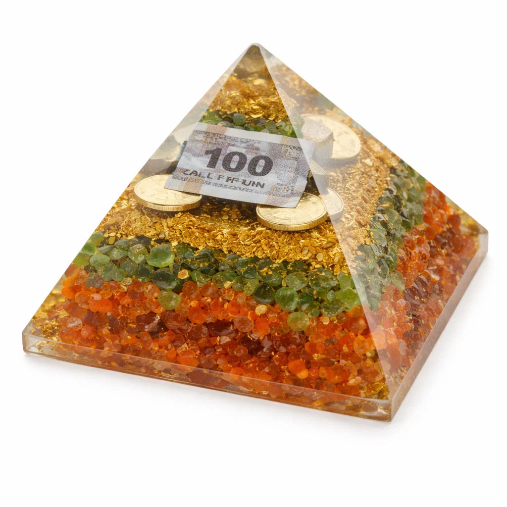 Premium Vastu Mandir Money Magnet Pyramid – Vastu Remedy for Opportunity, Prosperity, and Business Success Vastu Tool | Best Energy Amplifier By Vastu Mandir