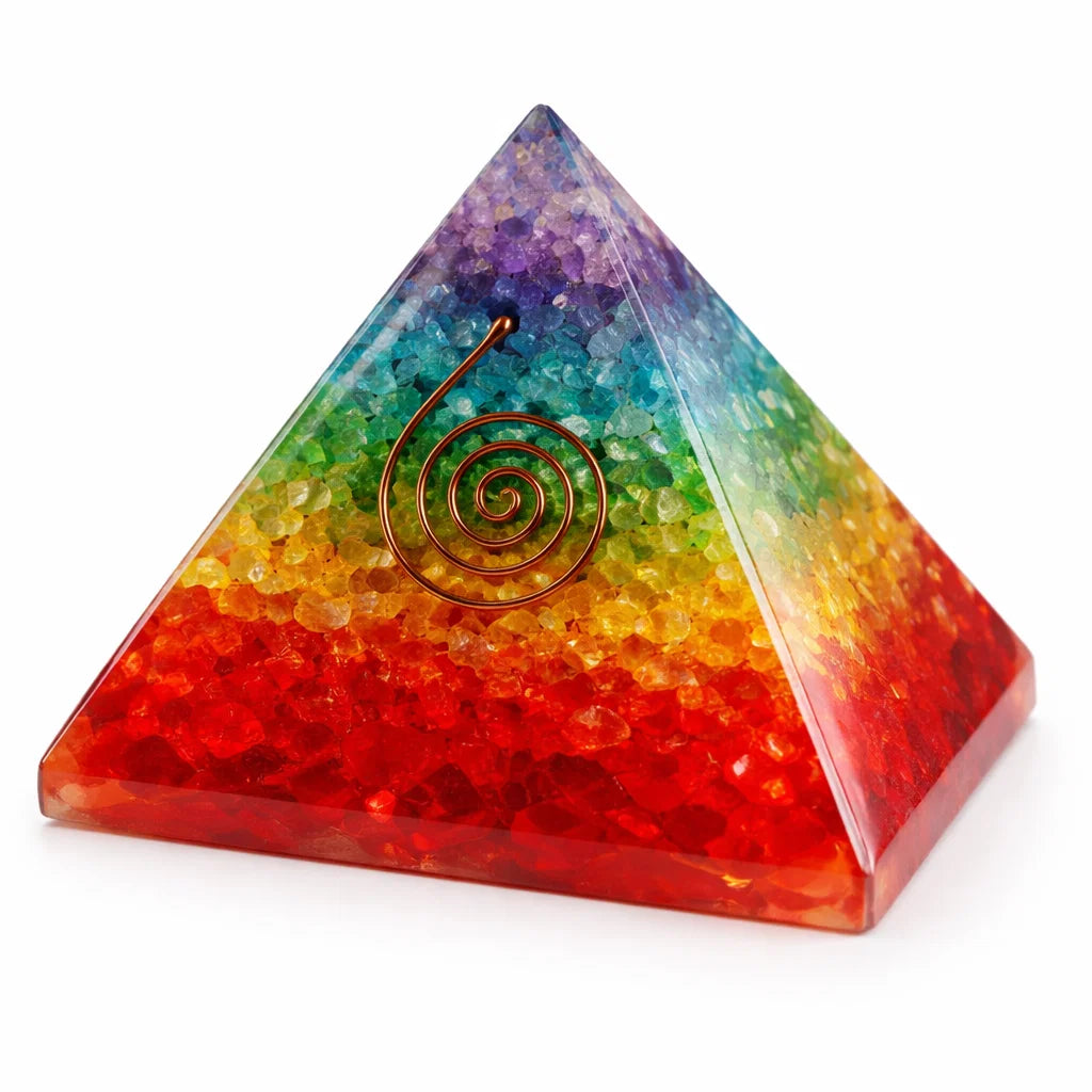 Premium Vastu Mandir Spiral Coil Chakra Pyramid – Life Force Generator for North-East Vastu and Emotional Stability | Advanced Energy Tool By Vastu Mandir