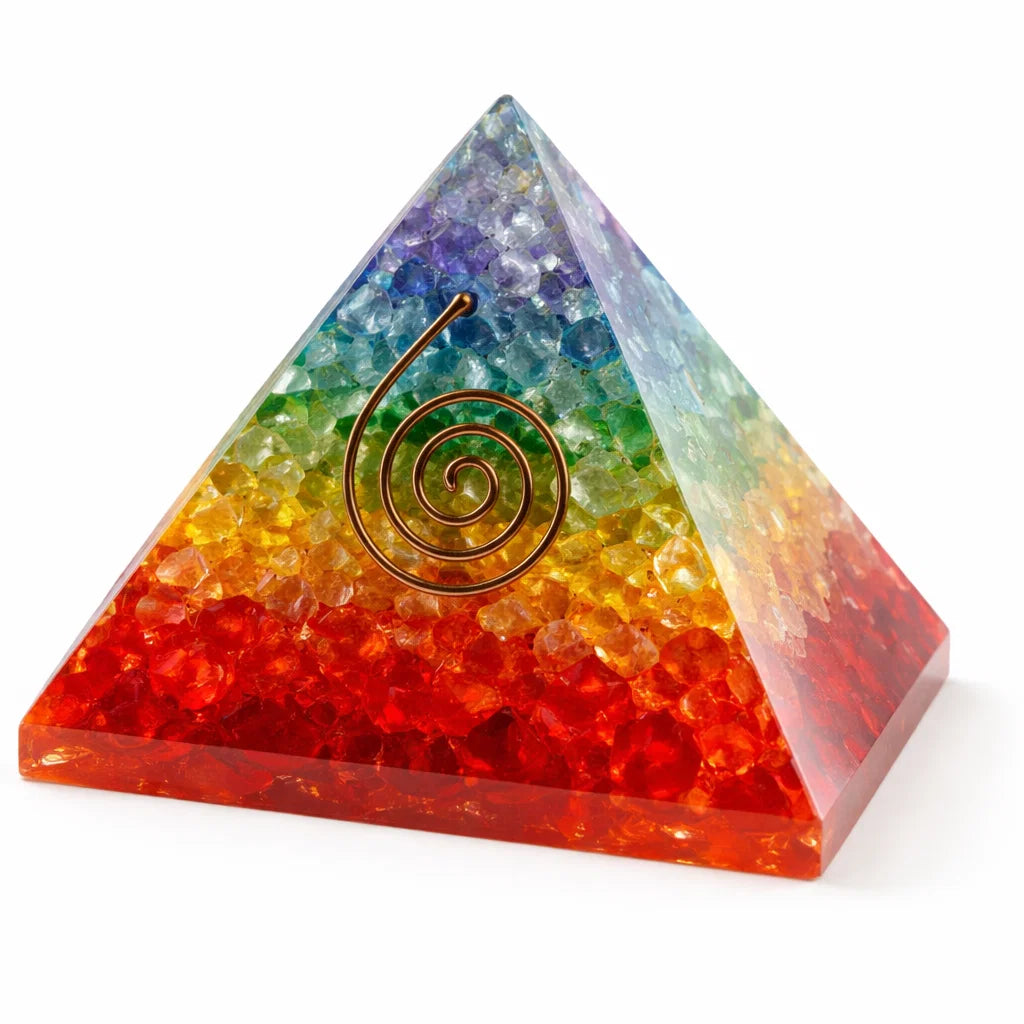 Premium Vastu Mandir Spiral Coil Chakra Pyramid – Life Force Generator for North-East Vastu and Emotional Stability | Advanced Energy Tool By Vastu Mandir