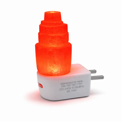 Premium Natural Selenite Tower Lamp Vastu Remedy LED with Dimmer for Aura Cleansing, Crown Chakra Activation & Negative Energy Removal Vastu Remedies in Bedrooms, Meditation Spaces & Northeast Corners by Vastu Mandir