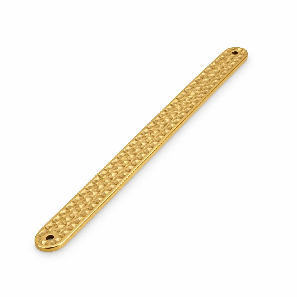 Pyramid Strip 10.5" for Vastu Remedy & Virtual Partition — Copper, Brass & Lead Continuous Pattern for Space Division & Extended Plot Cutting Vastu Dosh Nivaran By Vastu Mandir